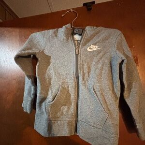 Nike Kids Heather Gray Hoodie toddler 3-4 years